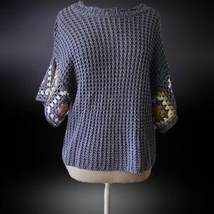 Universal Thread Granny Square Crochet Short Sleeve